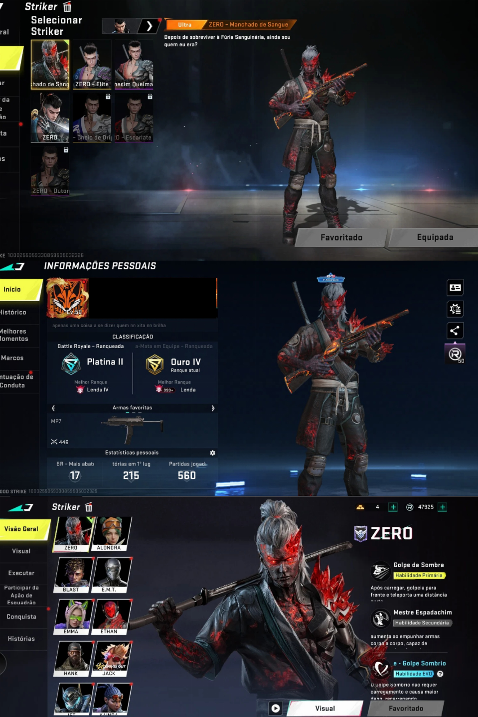 CONTA SUPER GEMADA | FAL ATTACK ON TITAN + DRACO EVO + 9 ULTRAS | LOGIN LIMPO