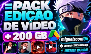[ PROMOÇÃO 99% ] - PACK EDIÇÃO DE VÍDEO + BRINDE