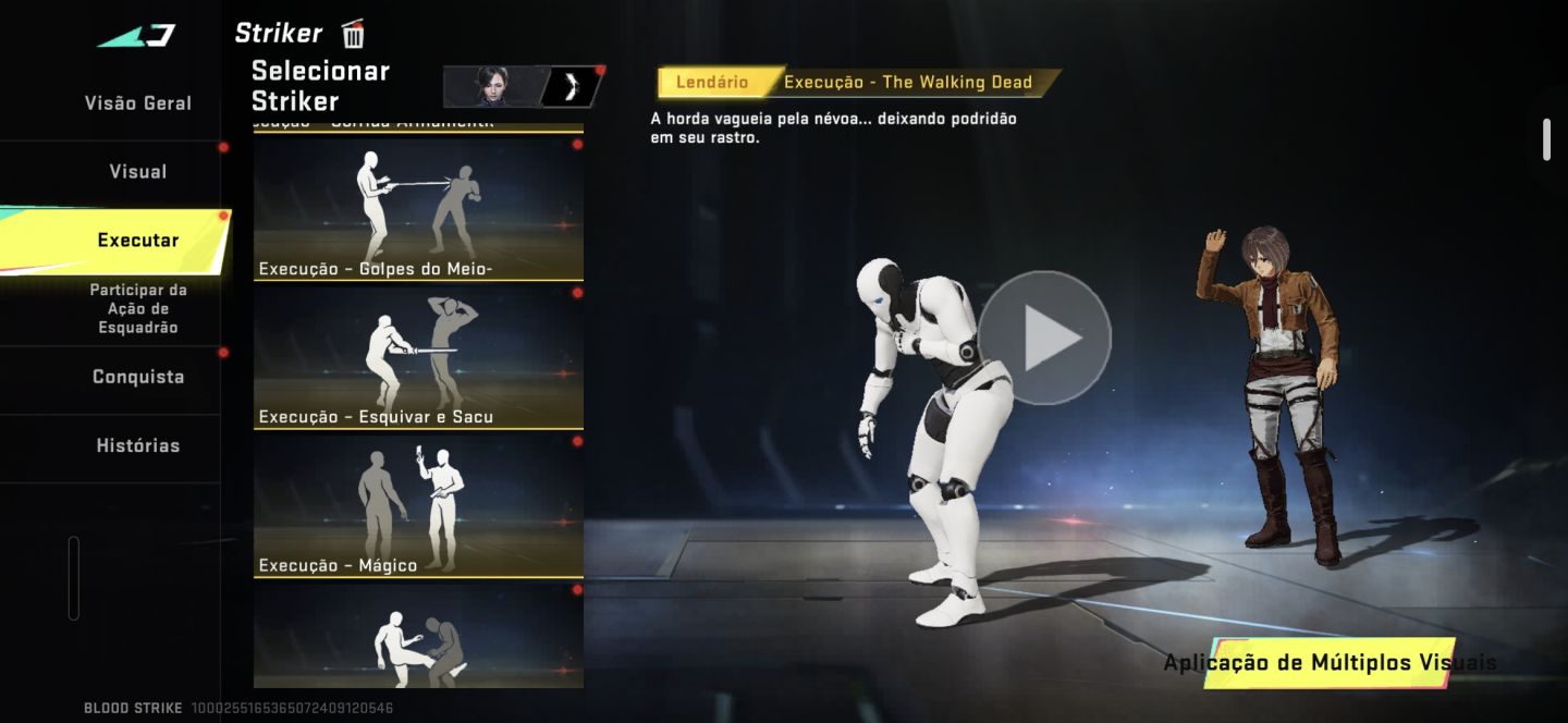 CONTA COM 3 SKINS ETERNAS E 2 DA PARCERIA DO ATACK ON TITAN