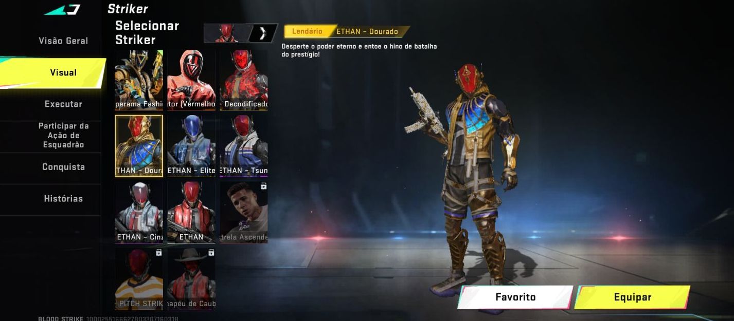 Conta blood strike com melhores skins