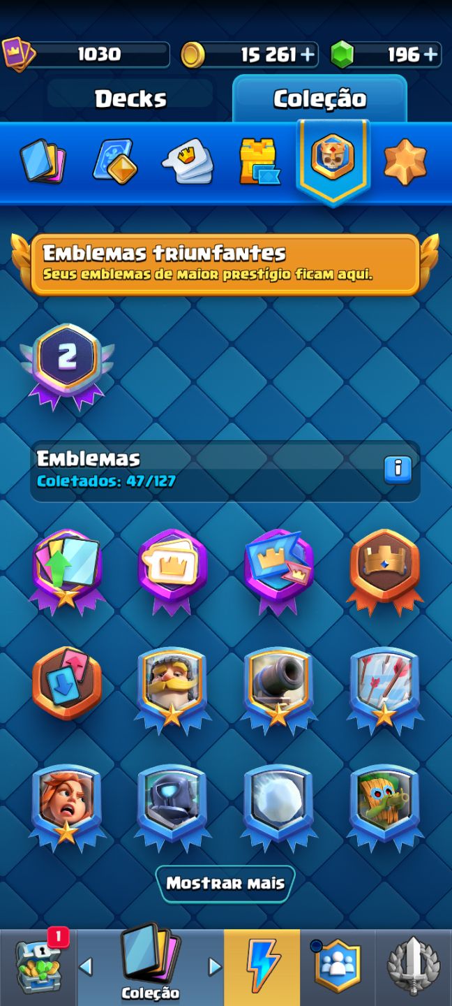 CONTA CLASH ROYALE - ARENA 16