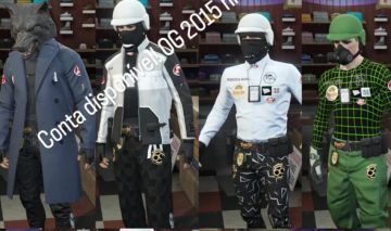 Conta OG 2015, 11 trajes beff, 150M, carros mod e slot magico