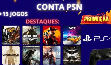 [PROMOÇÃO] Conta PSN com +15 Jogos | RDR2 + Batman Arkham + infamous