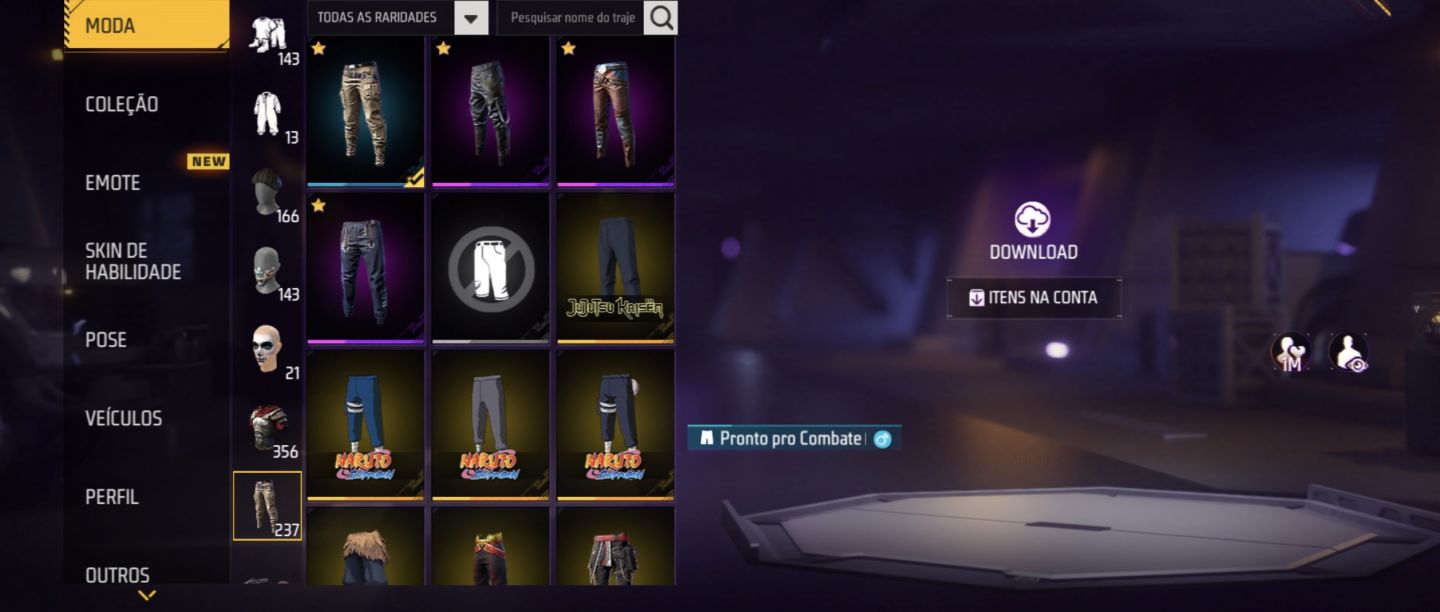 CONTA FREE FIRE GEMADA