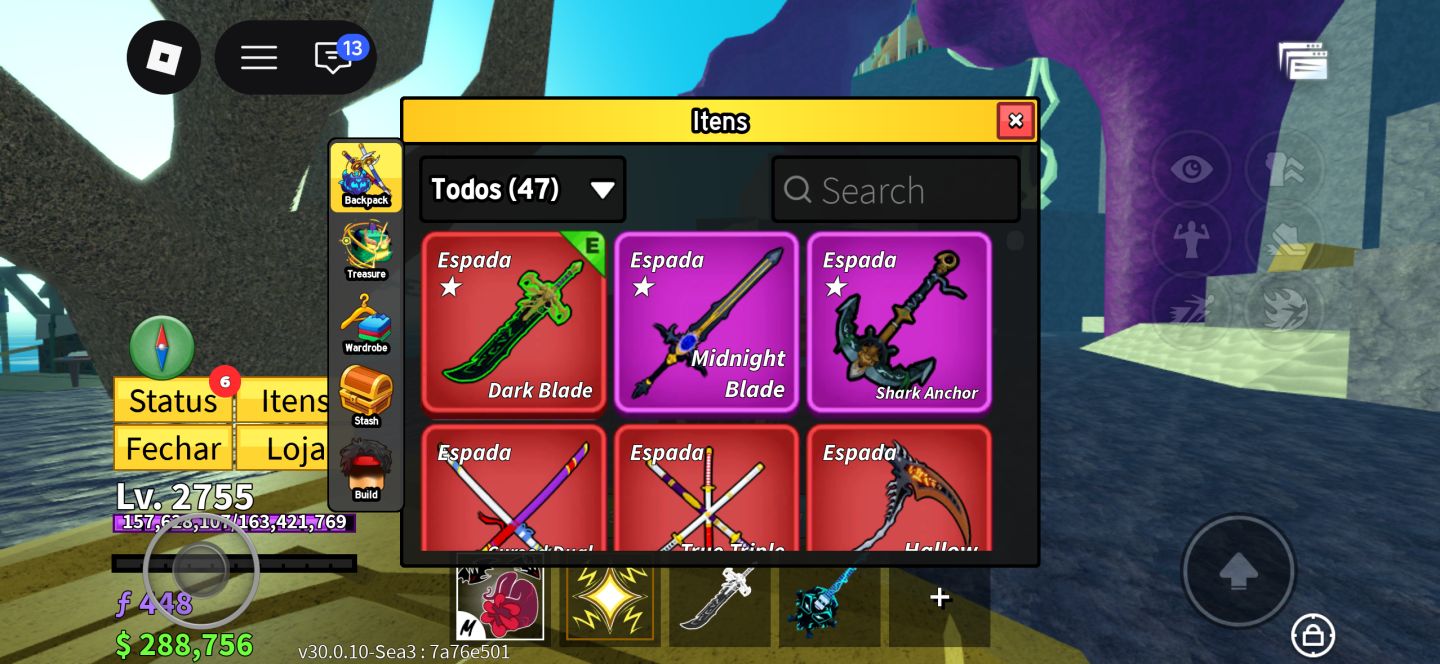 CONTA BLOX FRUIT | YORU, TTK, CDK, QUASE TODAS AS GAME PESS DO JOGO ( DISCRIÇÃO