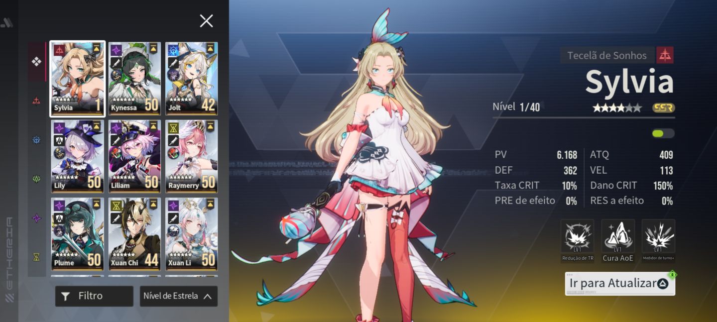 Conta Etheria restart vários SSRs