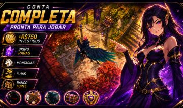 Albion Online | 29,5M Prata + 29,8M Fama | +R$750 Investidos | Skins + Pegasus
