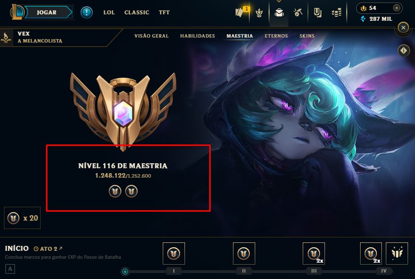 CONTAS MONOCHAMPIONS/ 1 MILHAO DE MAESTRIA+ COM BASTANTE OU POUCA SKINS