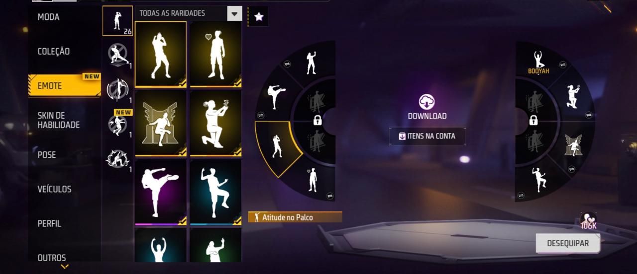 CONTA FREE FIRE | 150+ SKINS E ITENS RAROS | MCLAREN P1 | DRAGÃO NEGRO LV.3