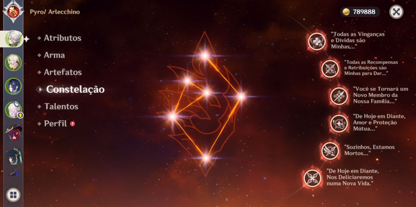 CONTA GENSIN IMPACT SUPER EVOLUÍDA! Conta Avançada, Ótimos PePersonagens