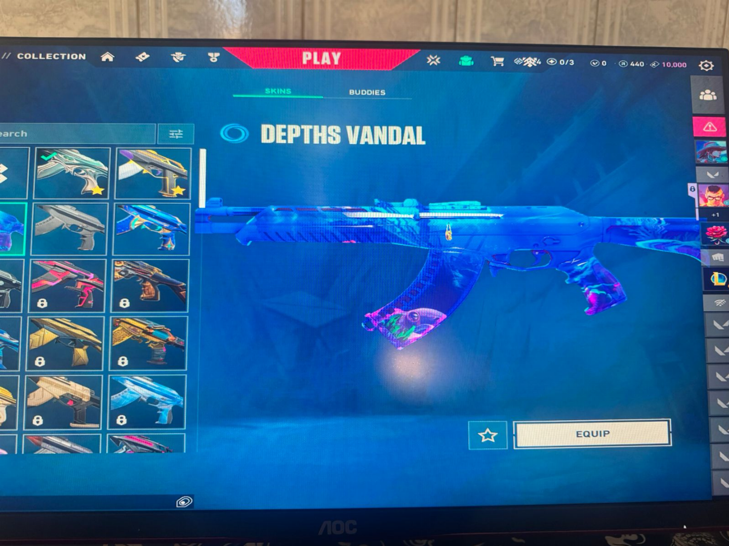 CONTA VALORANT DIAMANTE 2 + SKINS TOP (ELDERFLAME, PRIME, GLITCHPOP)