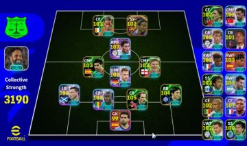 CONTA EFOOTBALL BELLINGHAM 107 | BARESI 105 | VAN DIJK 105 | ZANETTI 104