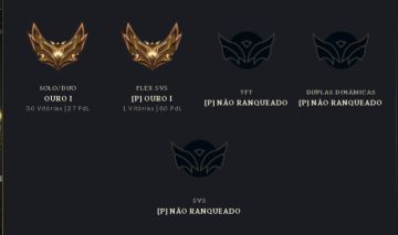 CONTA LEAGUE OF LEGENDS Gold 1 pronta pra ranked com mmr alto e troca de dados.
