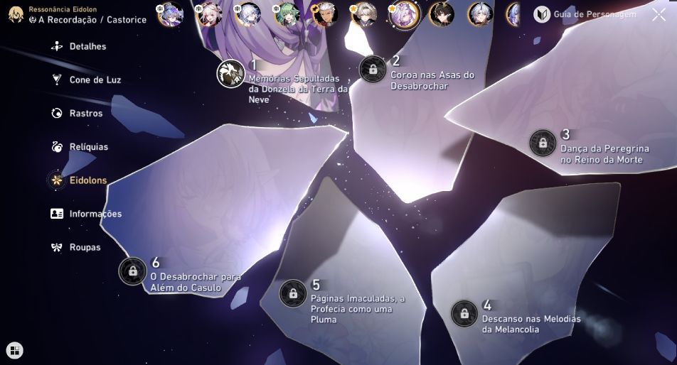 CONTA HONKAI: STAR RAIL ENDGAME | 9 CONES ASSINATURA | MUITOS T5 | EIDOLONS