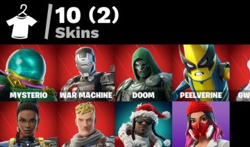 Conta FORTNITE 10 SKINS (Primeiro email ) Saga marvel SOMENTE PC