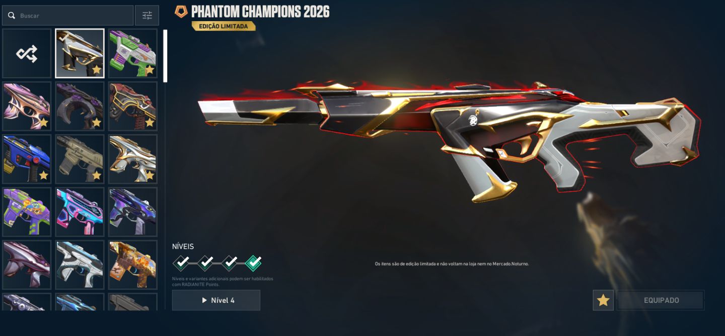 CONTA VALORANT 5.5K GASTOS | FULL SKINS | CHAMPIONS 25 E 26 | ARCANE SKINS RARA