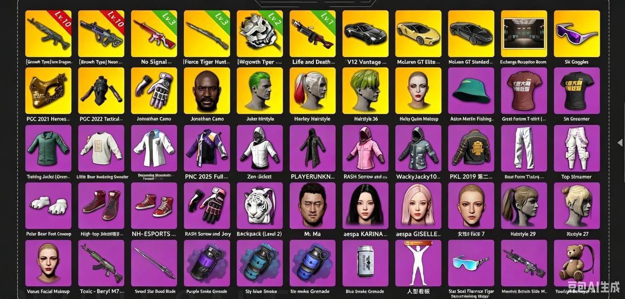 PUBG RARA | Beryl Dragon MAX + Aug Neon MAX | Aston Martin + McLaren