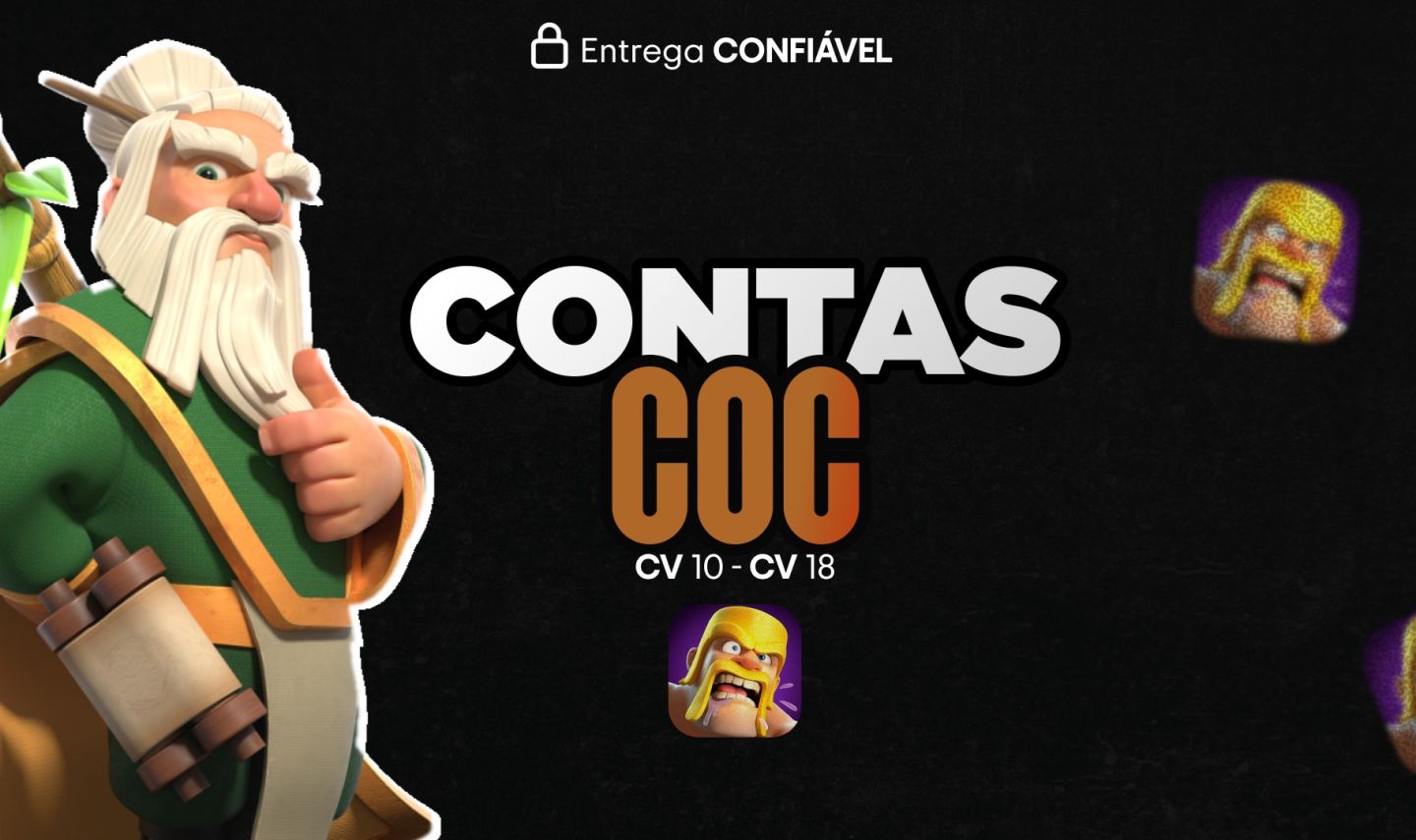 CONTAS CLASH OF CLANS RUSHADAS | CV 10-18