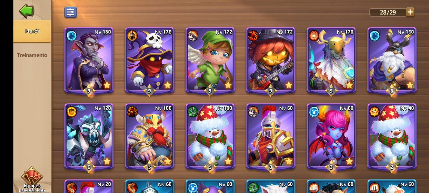 CASTLE CLASH (servidor CLÁSSICO ) Conta com o melhor time atualmente