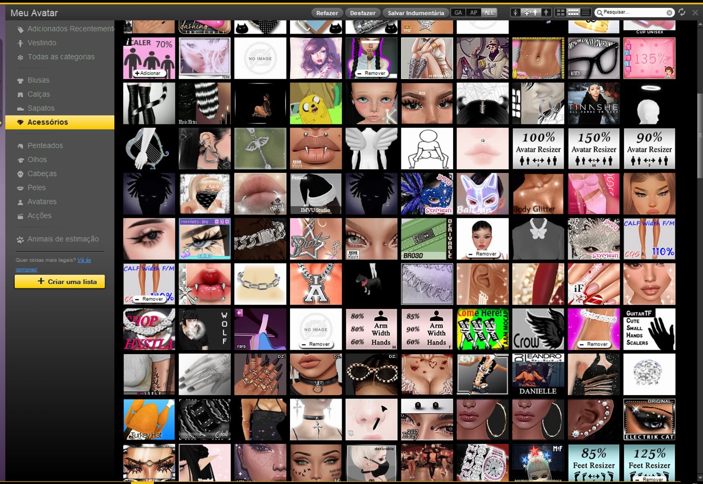 CC imvu Feminina upada, com +1 de brinde (Leia a descrição para obter detalhes)