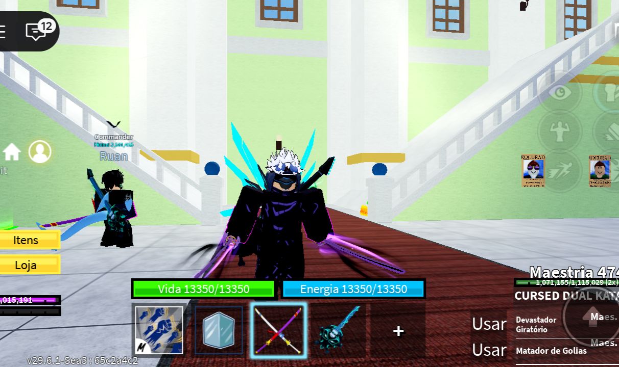 CONTA DE BLOX FRUITS COM PORTAL PERM ICE PERM E GAME PASSES E KING LEGACY MT BOA