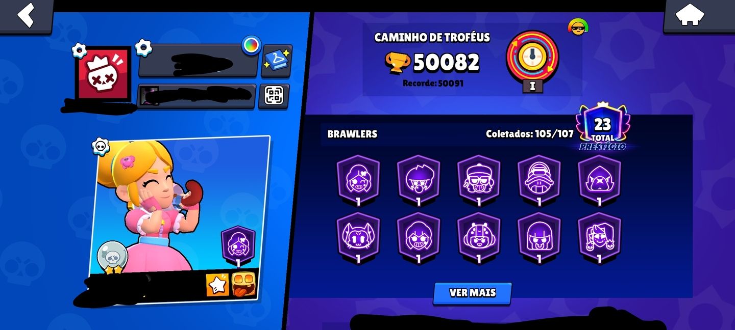 CONTA BRAWL STARS 50K