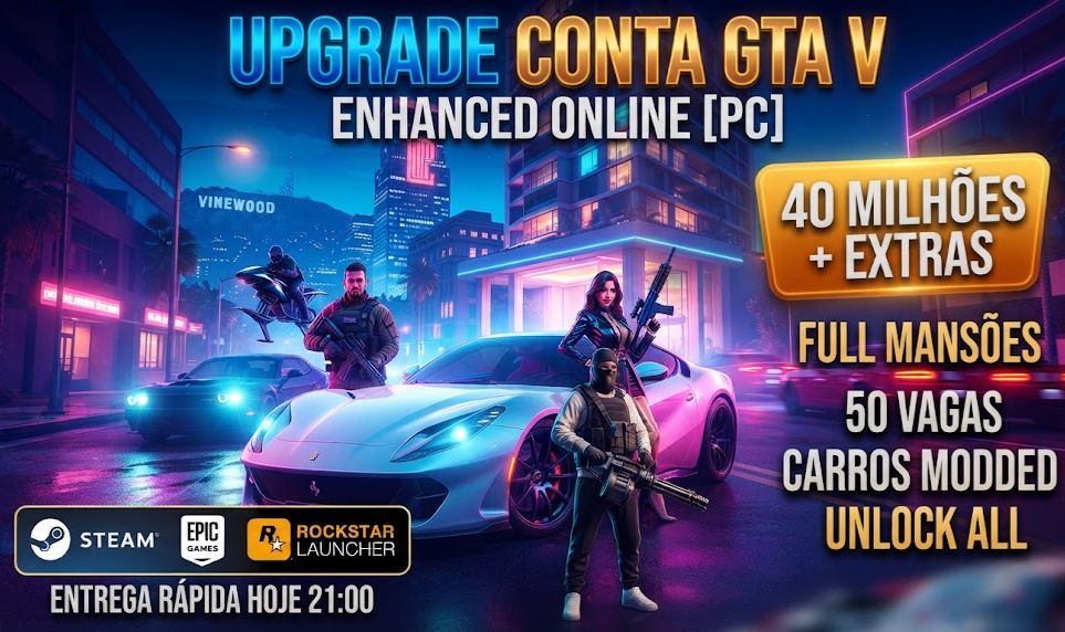 UPGRADE DE CONTA GTA V ENHANCED ( PC)