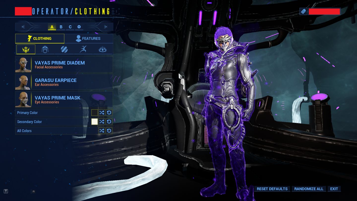 Conta Legendary 1 no Warframe