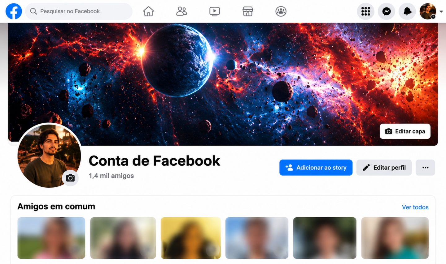 Facebook Contas Aquecidas sem Limite no Marketplace-2fa/foto/capa-1/100amigos