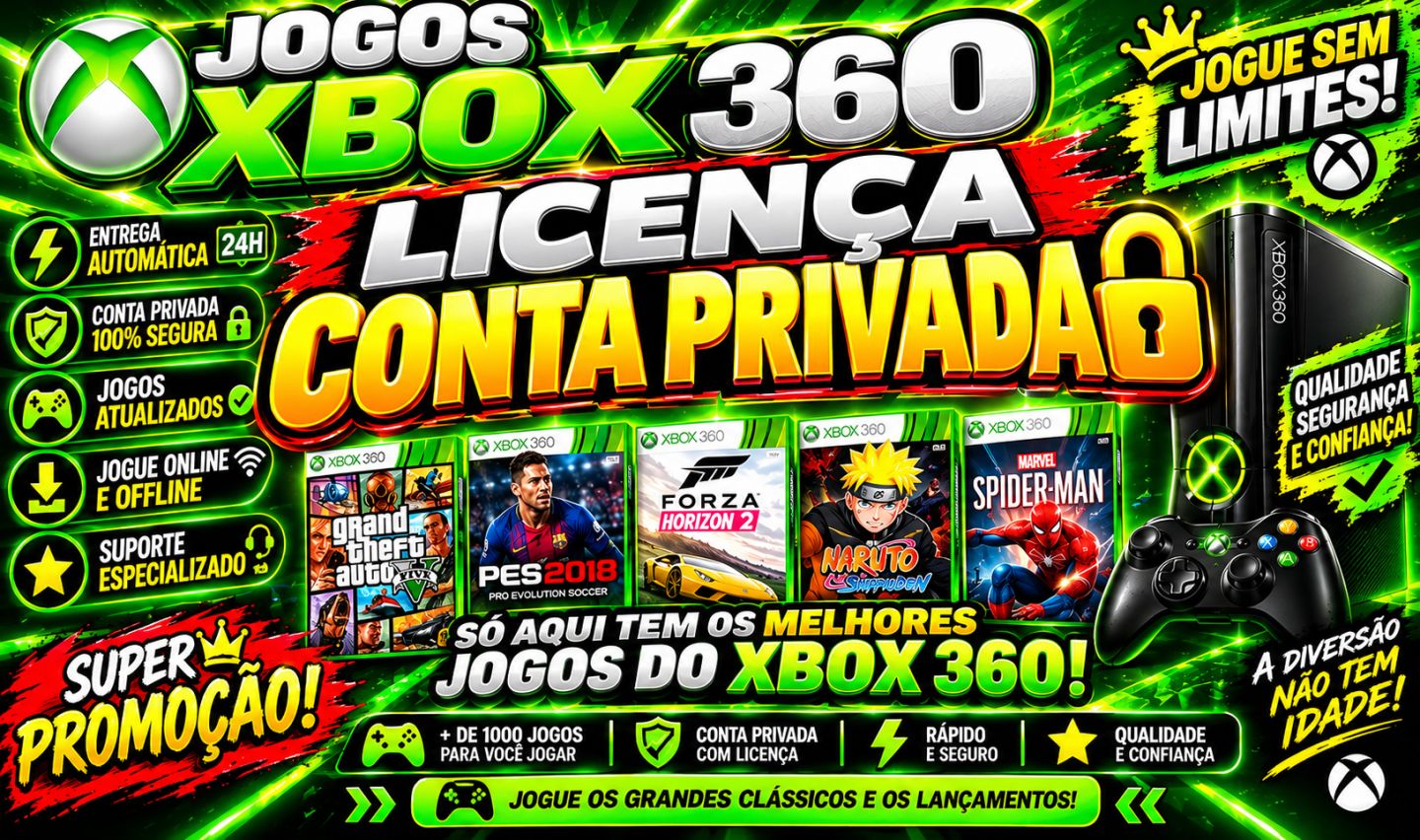 XBOX 360 COMBO 2 JOGOS À SUA ESCOLHA LEIA A DESCRIÇÃO