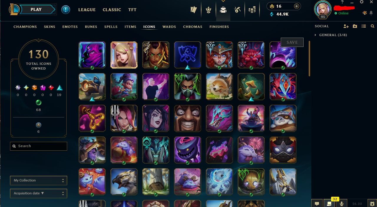 Conta Ex Ascendente + Conta Lol Esmeralda 3 no Mesmo Login / Skin Vct 2026