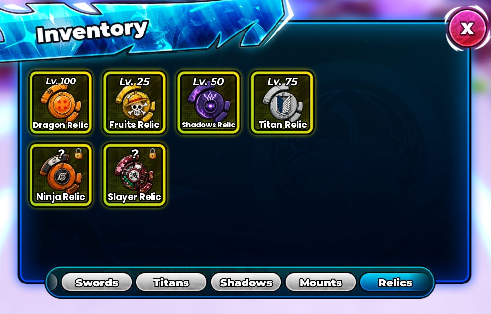 Conta Anime astral End Game