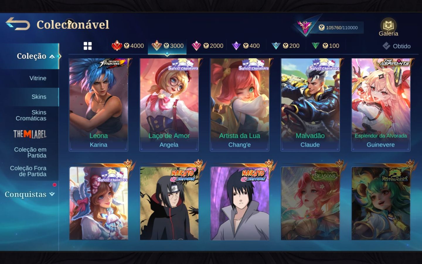 Conta main mid e main adc, prestigiado 4