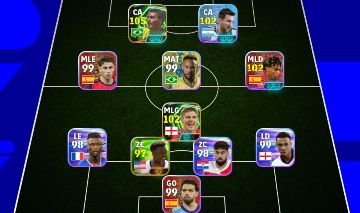 CONTA EFOOTBALL COM NOVO ROMÁRIO 106 + GERRARD 103
