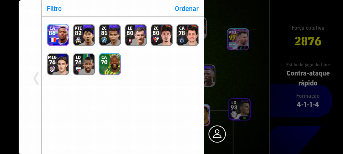 CONTA INICIANTE DE EFOOTBALL