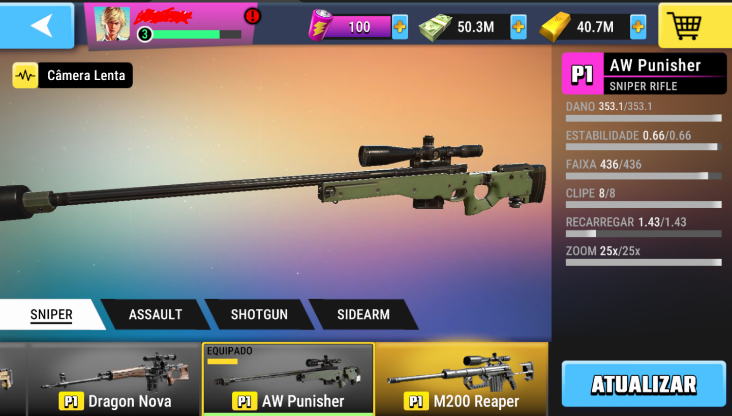 VICE CITY - SNIPER | CONTAS COM: CASH + GOLD | TOP VENDAS