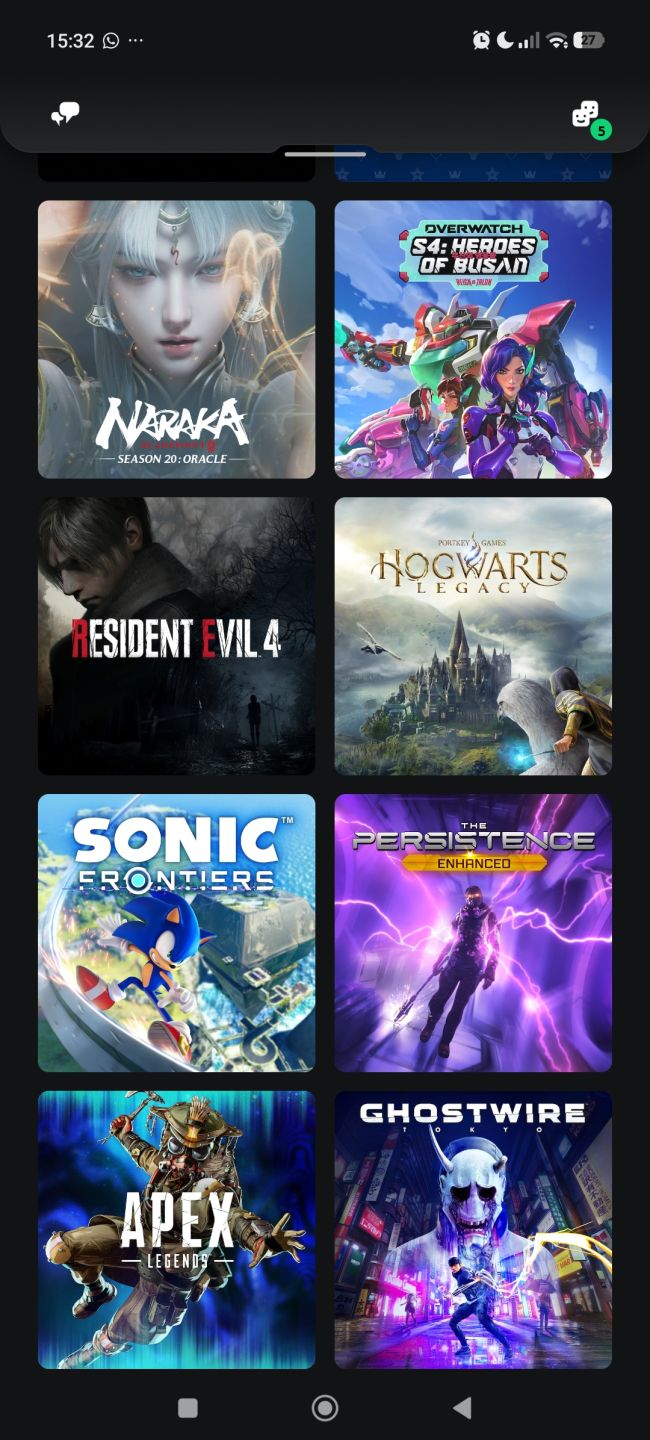 Minha conta com mais de 700 jogos e mais 598 platinas