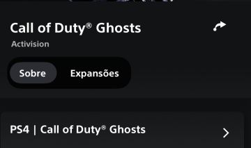 Conta com call of duty ghost tem packs de armas e skins