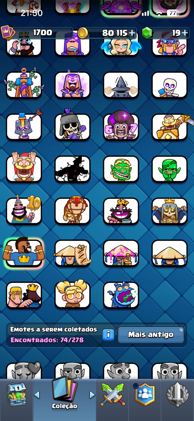 Conta de Clash Royale - 9 anos