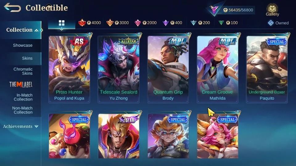 CONTA COM MUITA SKIN BOA - FULL EMBLEMAS