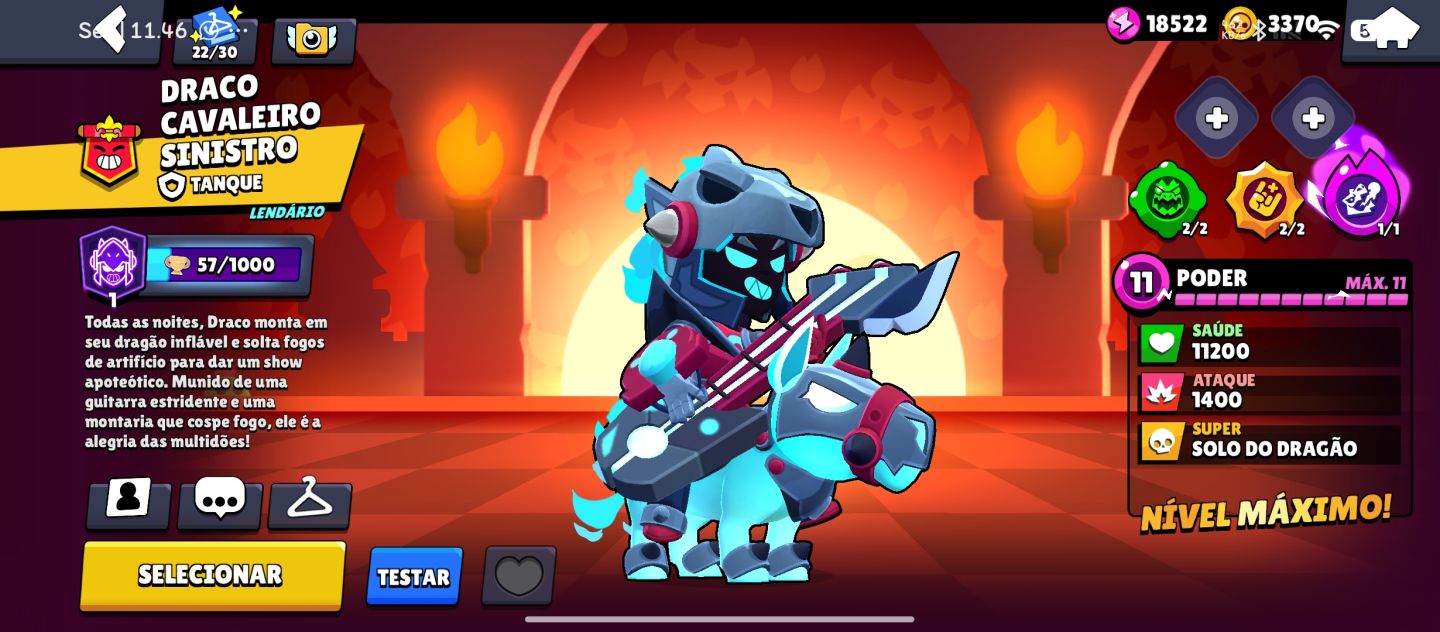 Conta Full de Brawl Stars | Full Nível 11 e Full Buffies (Valor Negociável)