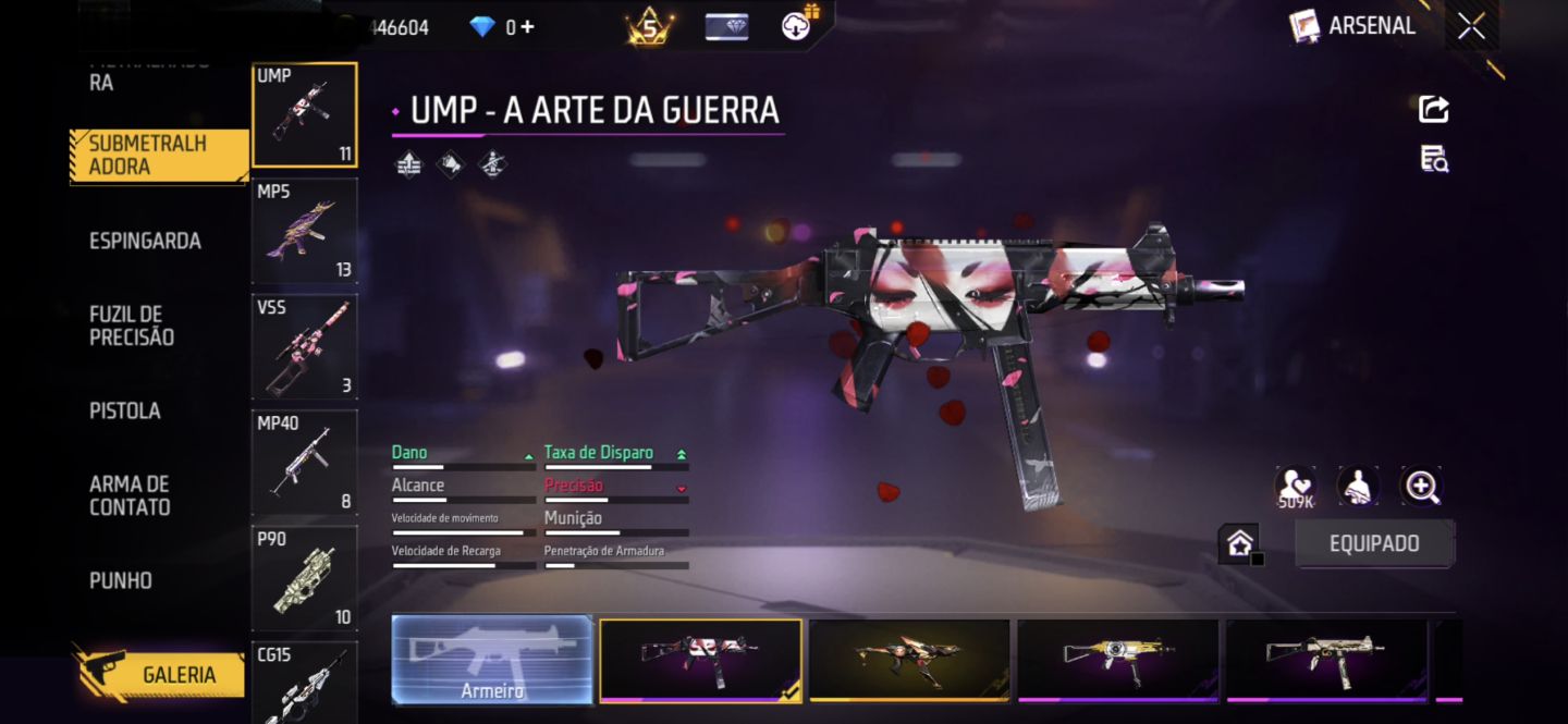 CONTA TOP COM UMP ATT RARA A MELHOR DO MOMENTO