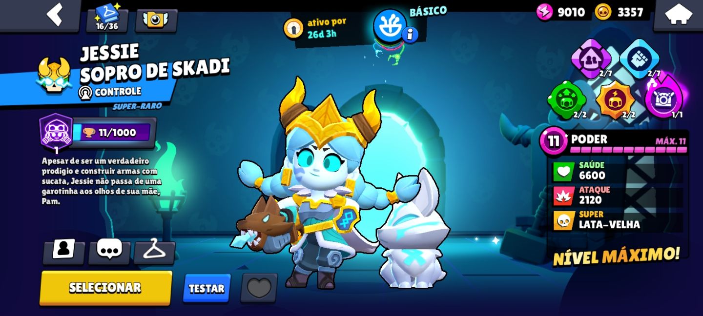Conta brawld stars criada em 2019 focada em lançadores