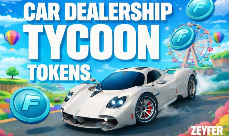 [PROMO] !TOKENS! - Car Dealership Tycoon - CDT - TOKENS - CARROS!