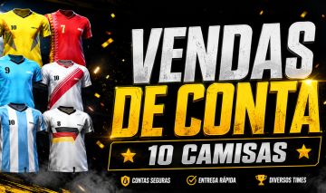 CONTA BOT COM 10 CAMISAS DE TIME ( VIA GUEST) SO VINCULO SE CLIENTE TER CONTA