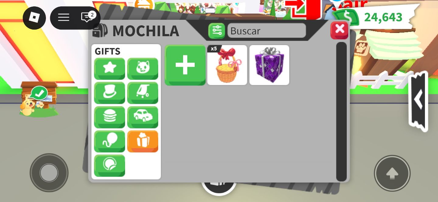 INVENTÁRIO COM PETS VEÍCULOS E ROUPINHAS