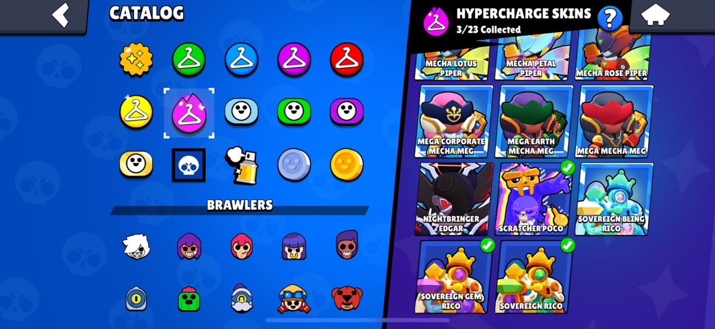 Brawl stars conta gemada e upada!!!