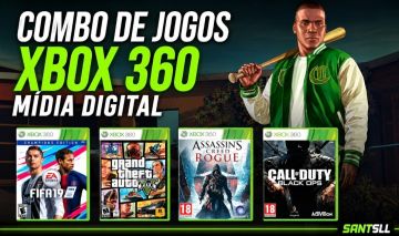 Jogos Xbox 360 Mídia digital