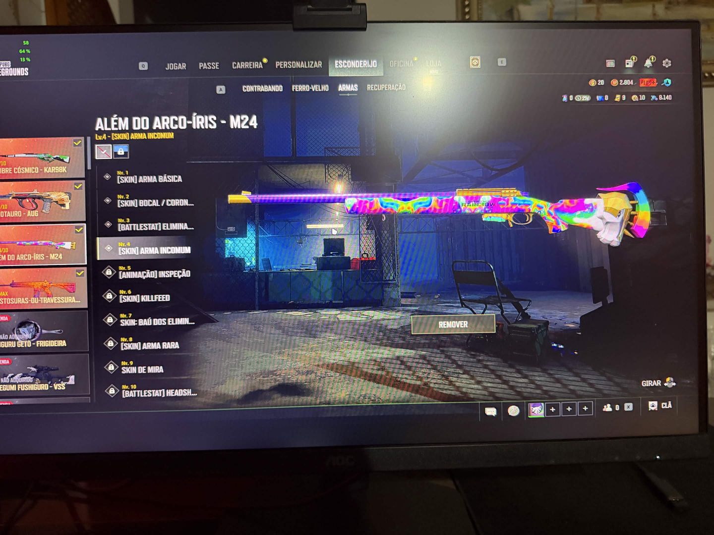 M4 DOCES OU TRAVESSURAS NÍVEL MÁX + 3 PROGRESSIVAS | PUBG