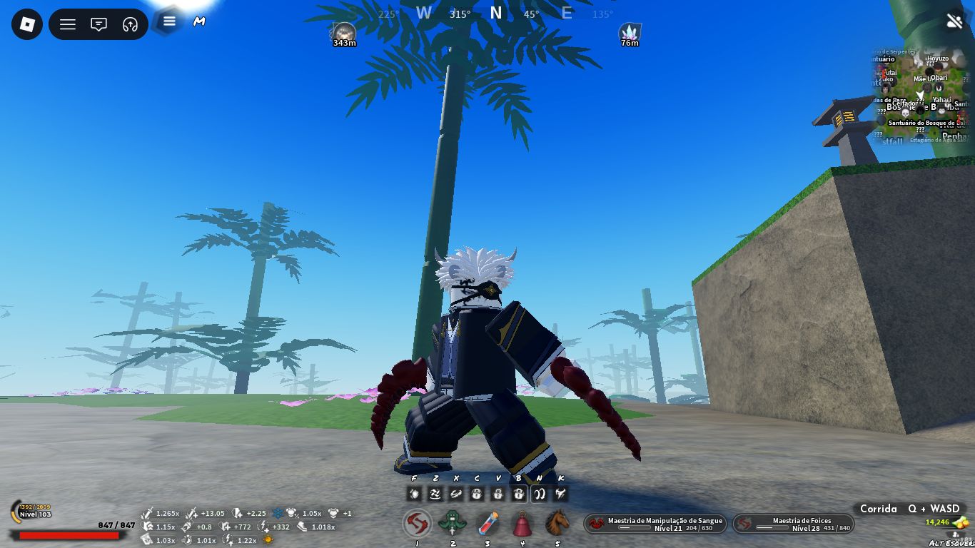 Project Slayers II (Conta com clã mitico)